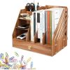 organizer da scrivania in legno per ufficio